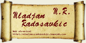 Mlađan Radosavkić vizit kartica